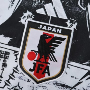 Tailandia Camiseta Japon Anime 24-25 Negro y Blanco