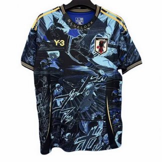 Tailandia Camiseta Japon Y-3 Anime 25-26 Azul