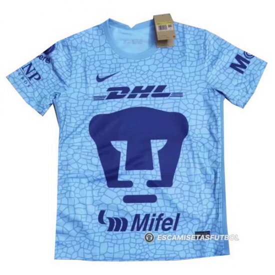 Tailandia Camiseta Pumas UNAM Portero 2022 Azul - Haga un click en la imagen para cerrar