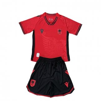 Camiseta Albania 1ª Nino 25-26