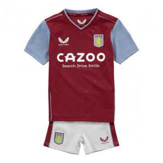Camiseta Aston Villa 1ª Nino 22-23