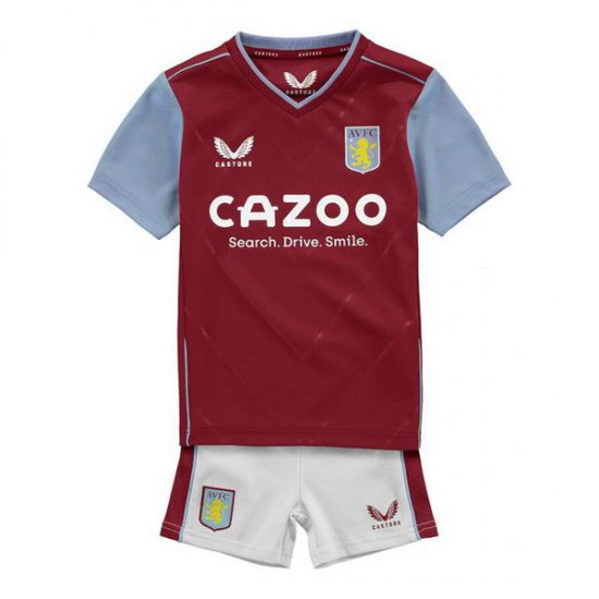 Camiseta Aston Villa 1ª Nino 22-23 - Haga un click en la imagen para cerrar