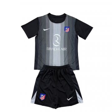 Camiseta Atletico Madrid Portero Nino 25-26 Negro