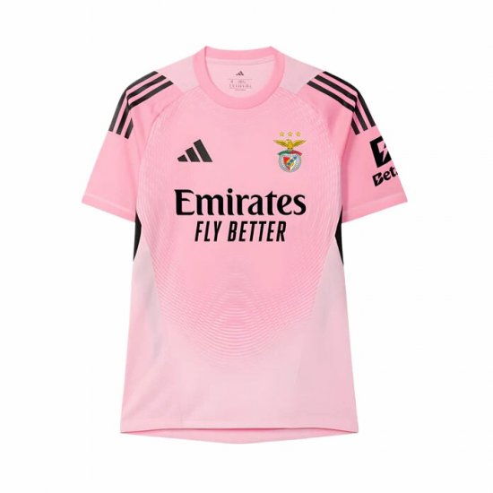 Camiseta Benfica Portero 25-26 Rosa - Haga un click en la imagen para cerrar