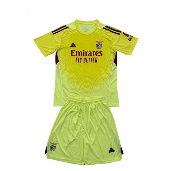 Camiseta Benfica Portero Nino 25-26 Amarillo - Haga un click en la imagen para cerrar