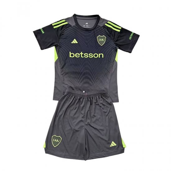 Camiseta Boca Juniors Portero Nino 2025 Negro - Haga un click en la imagen para cerrar