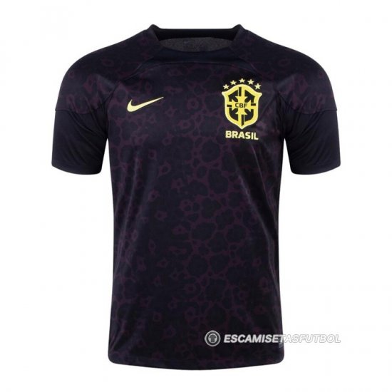 Camiseta Brasil Portero 2022 Negro - Haga un click en la imagen para cerrar