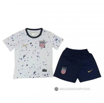Camiseta Estados Unidos 1ª Nino 2023