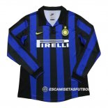 Camiseta Inter Milan 1ª Manga Larga Retro 1998