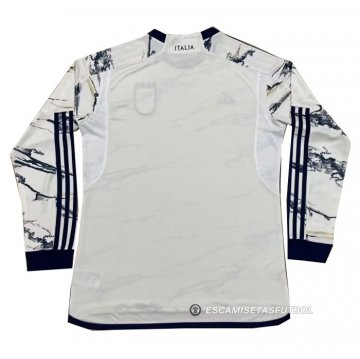 Camiseta Italia 2ª Manga Larga 23-24