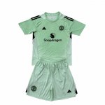 Camiseta Manchester United Portero Nino 25-26 Verde