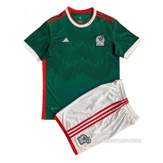 Camiseta Mexico 1ª Nino 2022 - Haga un click en la imagen para cerrar