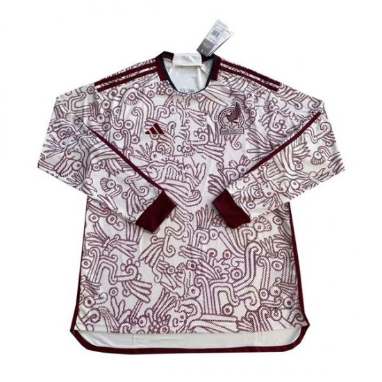 Camiseta Mexico 2ª Manga Larga 2022 - Haga un click en la imagen para cerrar