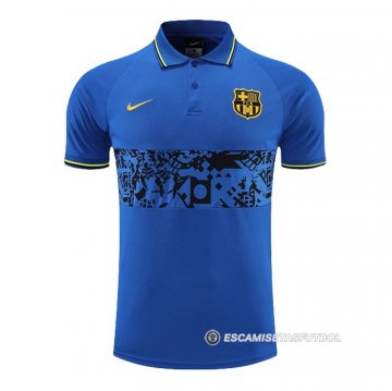 Camiseta Polo del Barcelona 22-23 Azul