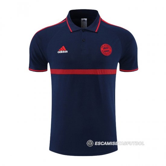 Camiseta Polo del Bayern Munich 2022-23 Azul - Haga un click en la imagen para cerrar