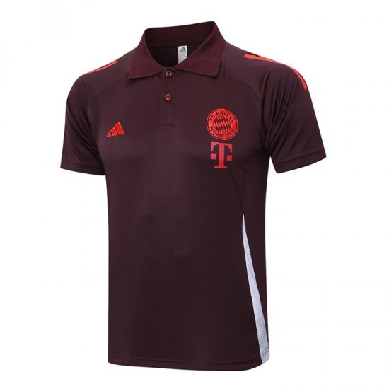 Camiseta Polo del Bayern Munich 24-25 Rojo - Haga un click en la imagen para cerrar