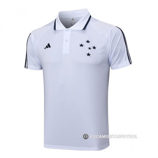 Camiseta Polo del Cruzeiro 23-24 Blanco - Haga un click en la imagen para cerrar