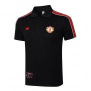 Camiseta Polo del Manchester United 25-26 Negro