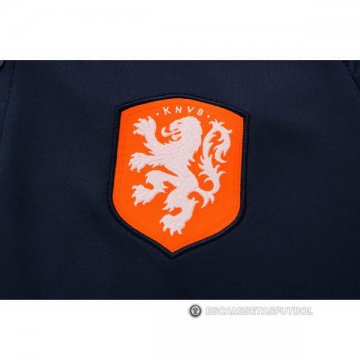 Camiseta Polo del Paises Bajos 22-23 Azul