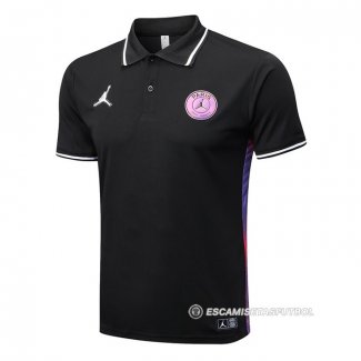 Camiseta Polo del Paris Saint-Germain Jordan 2022-23 Negro