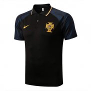Camiseta Polo del Portugal 22-23 Negro