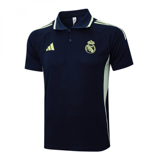 Camiseta Polo del Real Madrid 25-26 Azul Oscuro - Haga un click en la imagen para cerrar