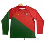 Camiseta Portugal 1ª Manga Larga 2022