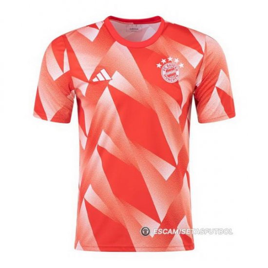 Camiseta Pre Partido del Bayern Munich 2023 Rojo - Haga un click en la imagen para cerrar