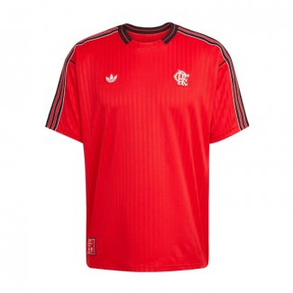 Camiseta Pre Partido del Flamengo 2025 Rojo