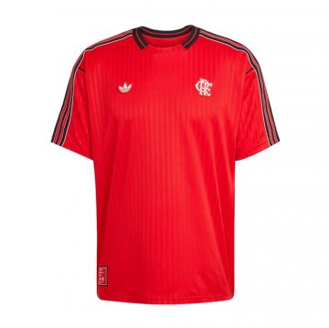 Camiseta Pre Partido del Flamengo 2025 Rojo