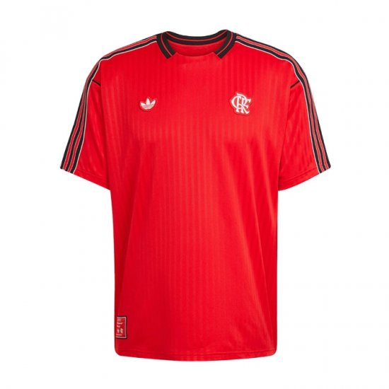 Camiseta Pre Partido del Flamengo 2025 Rojo - Haga un click en la imagen para cerrar