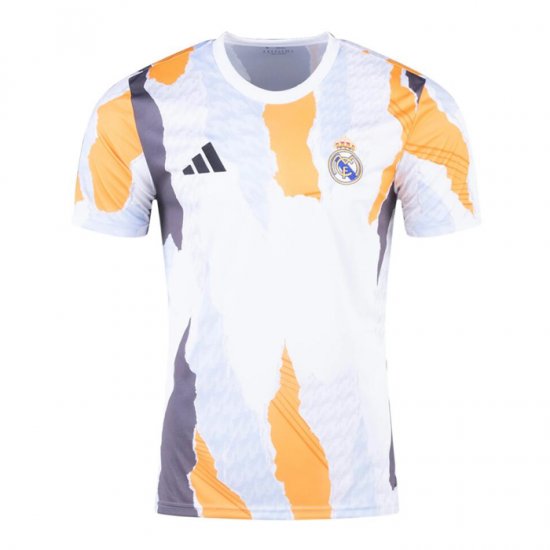 Camiseta Pre Partido del Real Madrid 2024 Blanco - Haga un click en la imagen para cerrar