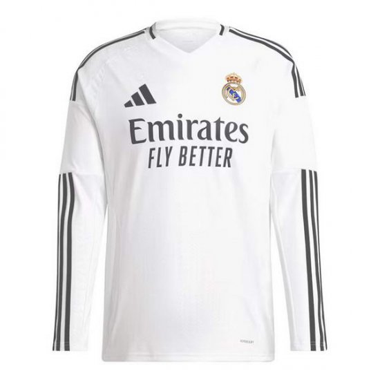 Camiseta Real Madrid 1ª Manga Larga 24-25 - Haga un click en la imagen para cerrar