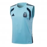 Camiseta de Entrenamiento Argentina Sin Mangas 25-26 Azul