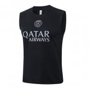 Camiseta de Entrenamiento Paris Saint-Germain Sin Mangas 25-26 Negro