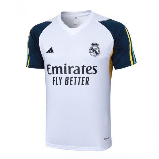 Camiseta de Entrenamiento Real Madrid 2023-24 Blanco - Haga un click en la imagen para cerrar