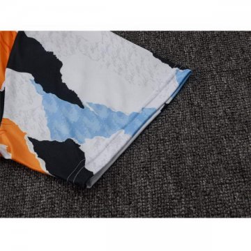 Camiseta de Entrenamiento Real Madrid 24-25 Blanco y Amarillo