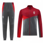 Chandal de Chaqueta del AC Milan 24-25 Rojo Gris