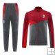 Chandal de Chaqueta del AC Milan 24-25 Rojo Gris