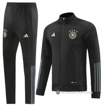 Chandal de Chaqueta del Alemania 22-23 Negro