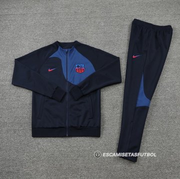 Chandal de Chaqueta del Barcelona 22-23 Azul