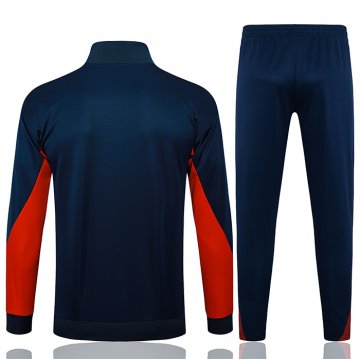 Chandal de Chaqueta del Barcelona Nino 2024-2025 Rojo y Azul