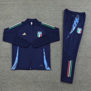 Chandal de Chaqueta del Italia 24-25 Azul