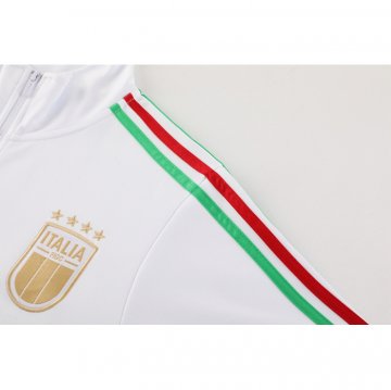 Chandal de Chaqueta del Italia 24-25 Blanco