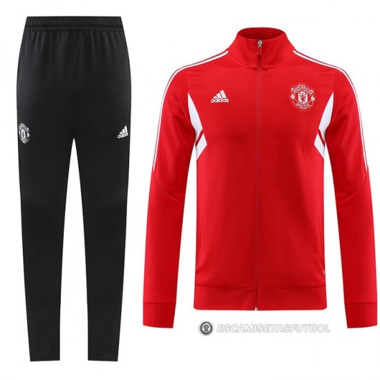 Chandal de Chaqueta del Manchester United 2022-23 Rojo - Haga un click en la imagen para cerrar