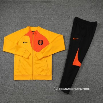 Chandal de Chaqueta del Paises Bajos 22-23 Naranja