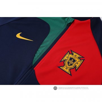 Chandal de Chaqueta del Portugal 22-23 Azul