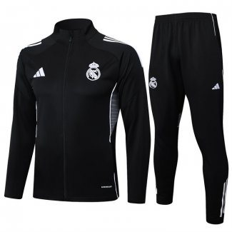 Chandal de Chaqueta del Real Madrid Nino 25-26 Negro