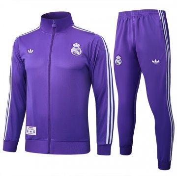 Chandal de Chaqueta del Real Madrid Nino 25-26 Purpura