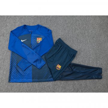Chandal de Sudadera del Barcelona 23-24 Azul Oscuro